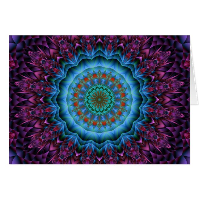 Paarse ontvouwen (Voorkant Horizontaal)