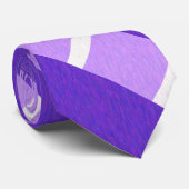 Paarse ontwerp Stropdas (Opgerold)