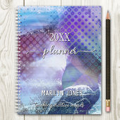 Paarse ontwerper voor leerkrachten planner