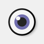 PAARSE OOG MAGNEET (Voorkant)