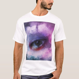 paarse oog t-shirt