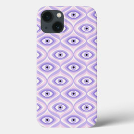 Paarse oogpatroon - Trippy Pastel Gothic Case-Mate iPhone Case