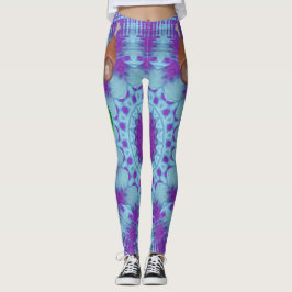 Paarse Oorlog Craft Karakter Sterkte Leggings