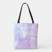 Paarse, op maat gemaakte schoonheidstherapie tote bag (Achterkant)
