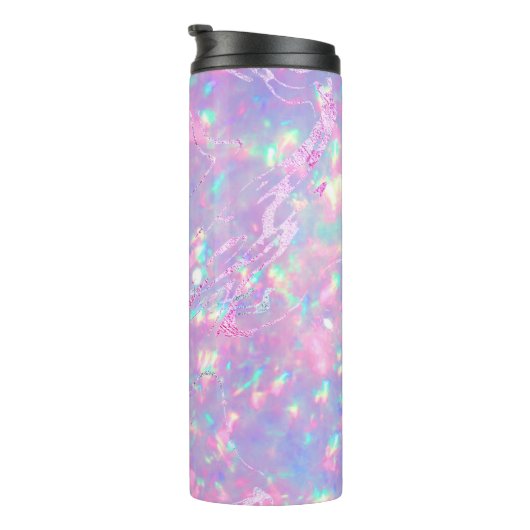 paarse opal ontwerp thermosbeker (Geroteerd rechts)