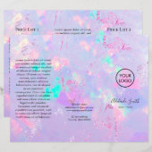 paarse opalfolder (Voorkant / Achterkant)