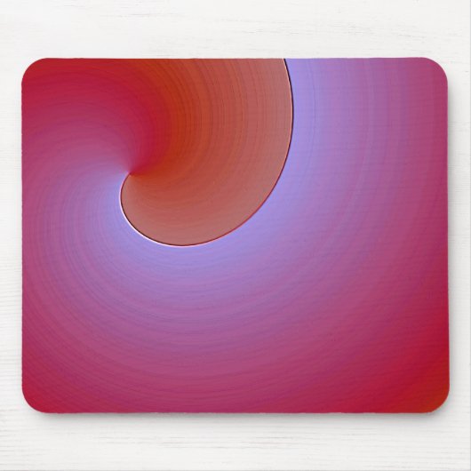 paarse oranje blik - modern abstract muismat (Voorkant)