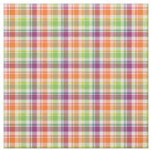 Paarse, Oranje en kalkgroene Mode Stof (Swatch)