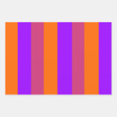 Paarse, Oranje en roze strepen Inpakpapier Vel (Voorkant)