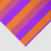 Paarse, Oranje en roze strepen Tissuepapier (Detail)