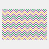 PAARSE ORANJE GEEL MARDI GRAS THEME INPAKPAPIER VEL (Voorkant 3)