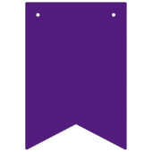 Paarse Oranje Klasse van 2024 Fotoafstudeerfeest Vlaggetjes (Eerste vlag)