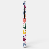 Paarse Oranje Mintgroene Roze Blauwe Harten Patroo Case-Mate iPhone Case (Achterkant/links)