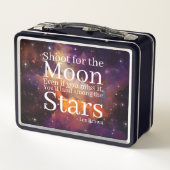 Paarse Oranje Nebula Inspirerend Quote (Achterkant)