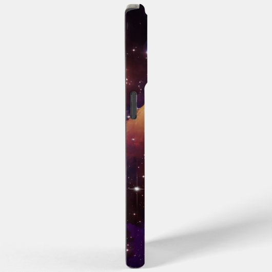 Paarse Oranje Nebula Inspirerend Quote Case-Mate iPhone Case (Achterkant / Rechts)