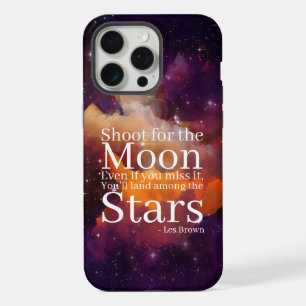 Paarse Oranje Nevel Inspirerend Citaat iPhone 15 Pro Max Case