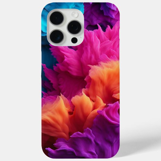 Paarse Oranje Roze Torquoise Case-Mate iPhone Case (Achterkant)