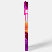 Paarse Oranje Roze Torquoise Case-Mate iPhone Case (Achterkant / Links)