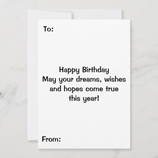 Paarse Oranje sterflessymbool Kaart (Achterkant)