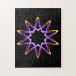 Paarse Oranje sterflessymbool Legpuzzel