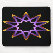 Paarse Oranje sterflessymbool Muismat (Voorkant)