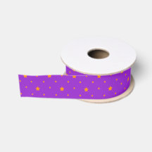 Paarse Oranje sterren Cute Halloween Custom