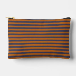 Paarse Oranje Strepen Patroon Klein Etui