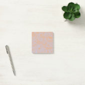 Paarse & Oranje Terracotta Waterverf Stijlvol Post-it® Notes (Kantoor)