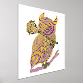 Paarse oranjehoenders folie afdrukken (Laagn)