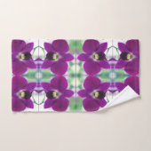 Paarse Orchid Bad Handdoek (Handdoek)