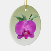 Paarse Orchid Keramisch Ornament (Rechts)