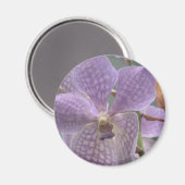 Paarse Orchid Magneet (Voorkant / Achterkant)