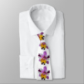Paarse Orchid Necktie Stropdas (Gebonden)