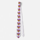 Paarse Orchid Necktie Stropdas (Voorkant)