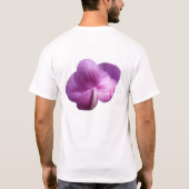 Paarse Orchid T-shirt (Achterkant)