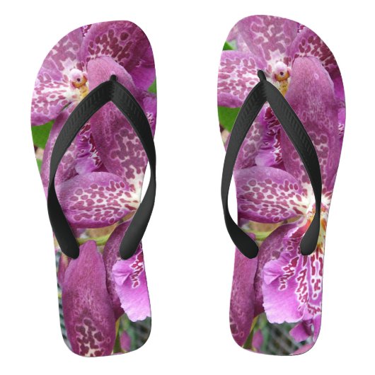 Paarse Orchid Teenslippers (Voetbed)