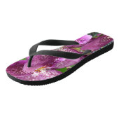 Paarse Orchid Teenslippers (Schuin)