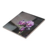 Paarse Orchid Tegeltje (Zijkant)