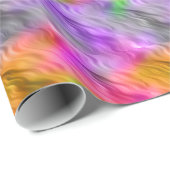 Paarse Orchid Wavy Texture Cadeaupapier (Rol Hoek)