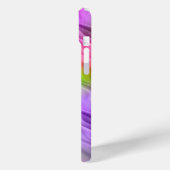 Paarse Orchid Wavy Texture Case-Mate iPhone Case (Achterkant / Links)