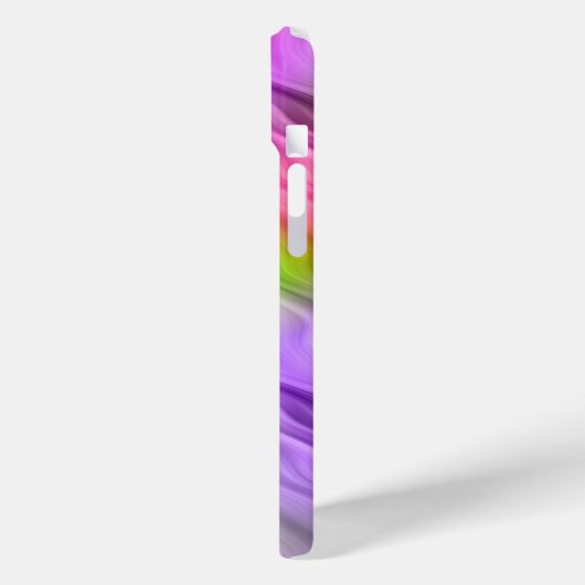 Paarse Orchid Wavy Texture Case-Mate iPhone Case (Achterkant / Links)