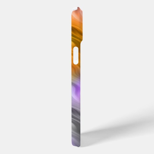 Paarse Orchid Wavy Texture Case-Mate iPhone Case (Achterkant / Rechts)