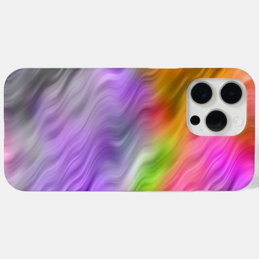 Paarse Orchid Wavy Texture Case-Mate iPhone Case (Achterkant (horizontaal))