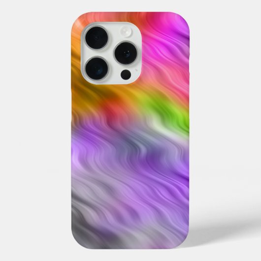 Paarse Orchid Wavy Texture Case-Mate iPhone Case (Achterkant)