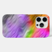 Paarse Orchid Wavy Texture Case-Mate iPhone Case (Achterkant (horizontaal))