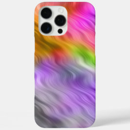 Paarse Orchid Wavy Texture iPhone 16 Pro Max Hoesje