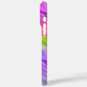 Paarse Orchid Wavy Texture Case-Mate iPhone Case (Achterkant / Links)