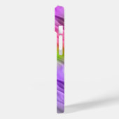 Paarse Orchid Wavy Texture Case-Mate iPhone Case (Achterkant / Links)