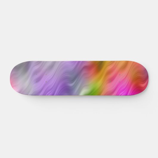 Paarse Orchid Wavy Texture Skateboard (Horizontaal)