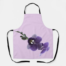 Paarse orchidebloem, All-Over Print Schort